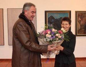 Кметът на Плевен поздрави Мария Мескин за юбилея й