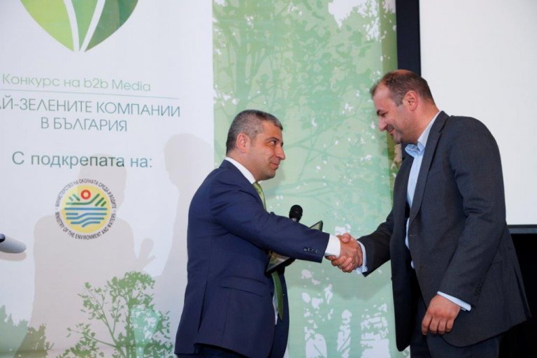 „ЧЕЗ ЕЛЕКТРО БЪЛГАРИЯ“ АД С ПРИЗ ЗА ЗЕЛЕНА КОМПАНИЯ