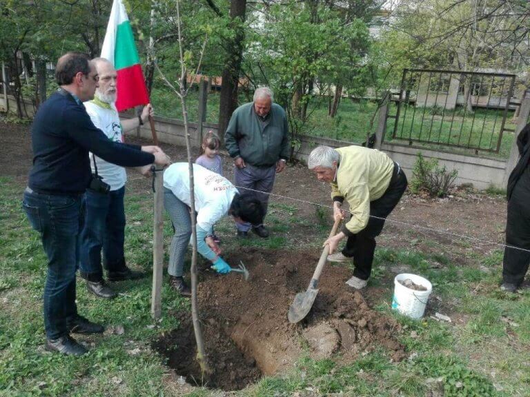 Засадиха 25 дръвчета за 25-годишнината на Националния поход „По стъпките на Апостола”