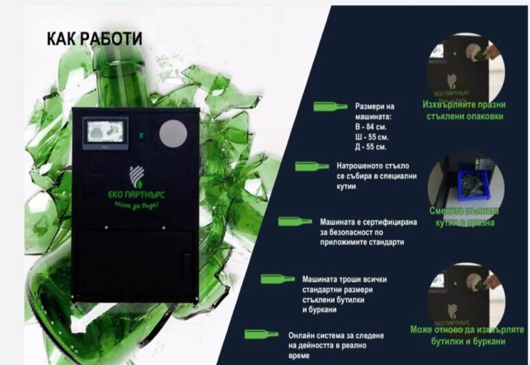 Уреди за трошене и събиране на стъклени опаковки в Плевен