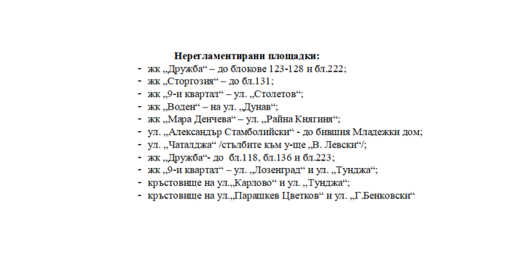 Нерегламентираните площадки за едрогабаритни отпадъци в Плевен ще бъдат премахнати до 1 май 2024 година