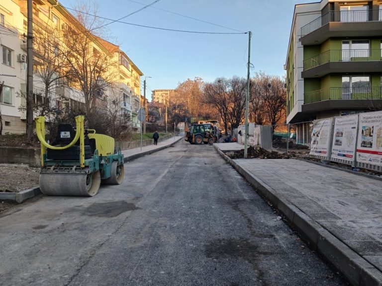 Приключва основният ремонт на участък от ул. „Самуил“ в Плевен