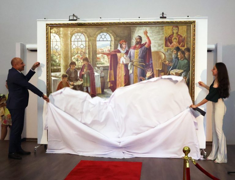 В Ловеч предсатвиха  картината „1331 – България ни чака“