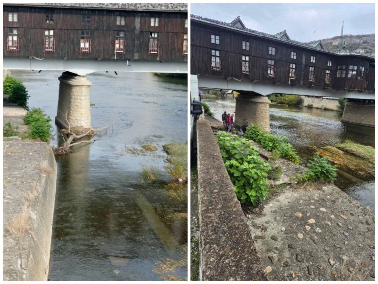 В Ловеч беше премахнато дърво от река Осъм