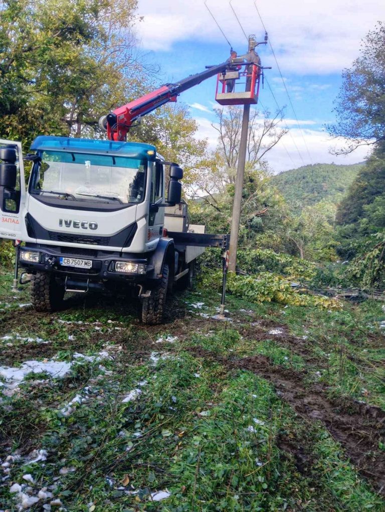 Екипите на ЕРМ Запад са в постоянна готовност за реакция при влошаване на времето