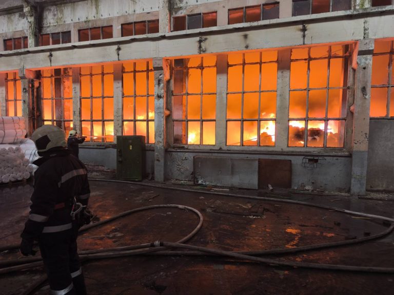 Голям пожар в Троян