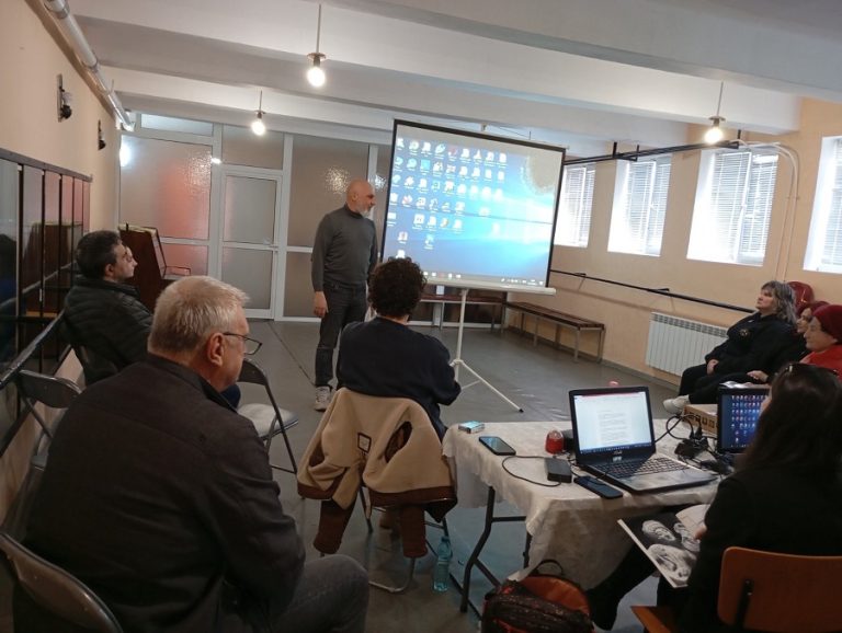 Интерактивна лекция „Открийте съвременния театър отвътре!“ в НЧ „Георги Парцалев – 1901“, гр. Левски