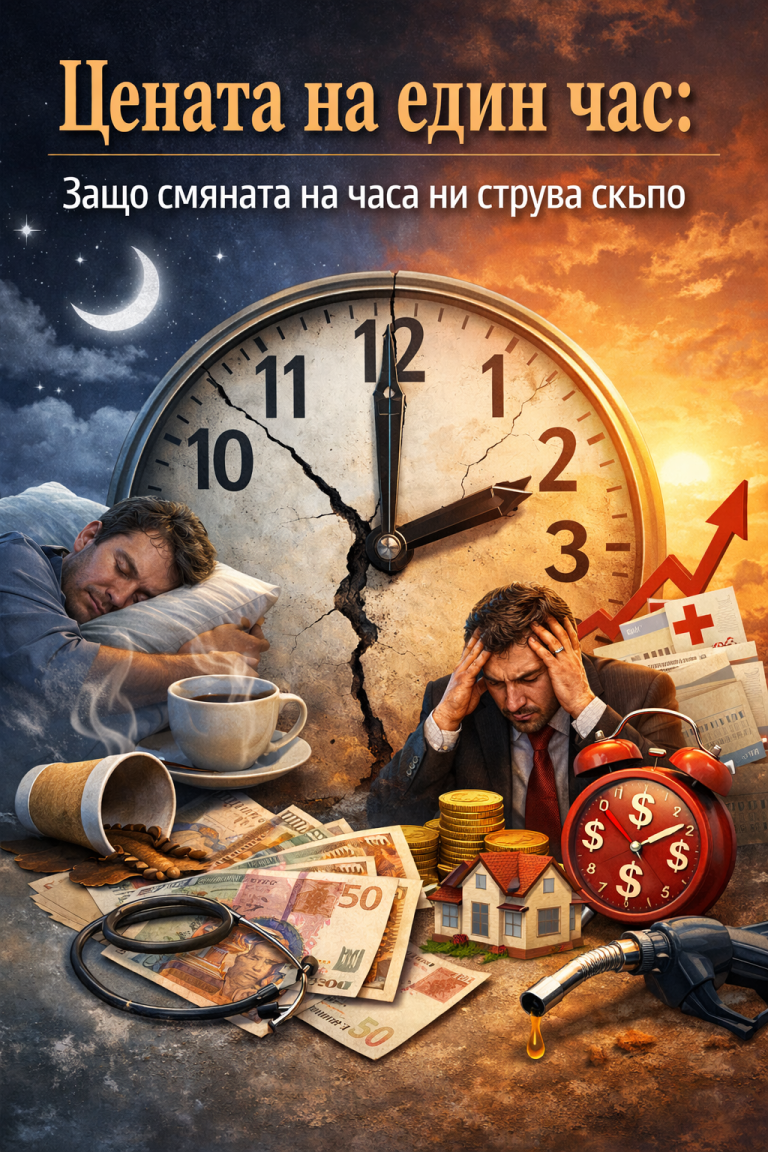 Цената на един час: Защо смяната на часа ни струва скъпо