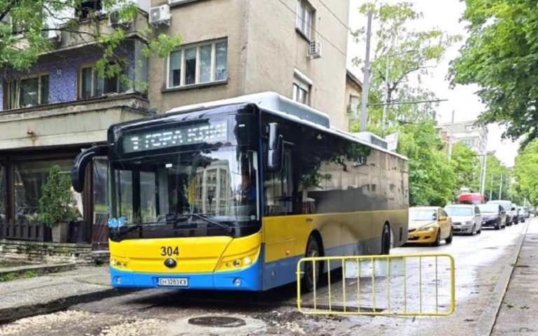 Тролейбусите в Девети квартал ще се движат по обходен маршрут по време на ремонта на ул. „Пирот“