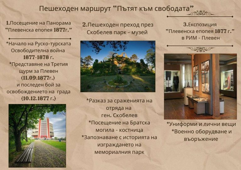 Пешеходна обиколка на тема „Пътят към свободата“ ще представи емблематични исторически обекти в Плевен